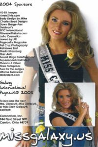 Kristen Howsley, Miss Galaxy 2005