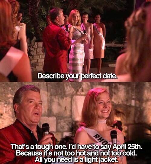 April 25 Miss Congeniality